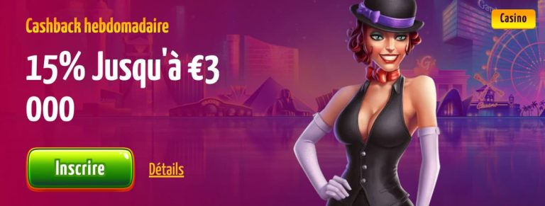Joker8 Casino cashback hebdomadaire